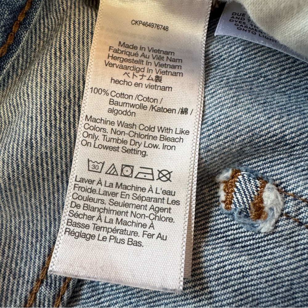 Madewell The Slouchy Boy Jean Denim Pants Size 31P NG831 - Picture 13 of 16